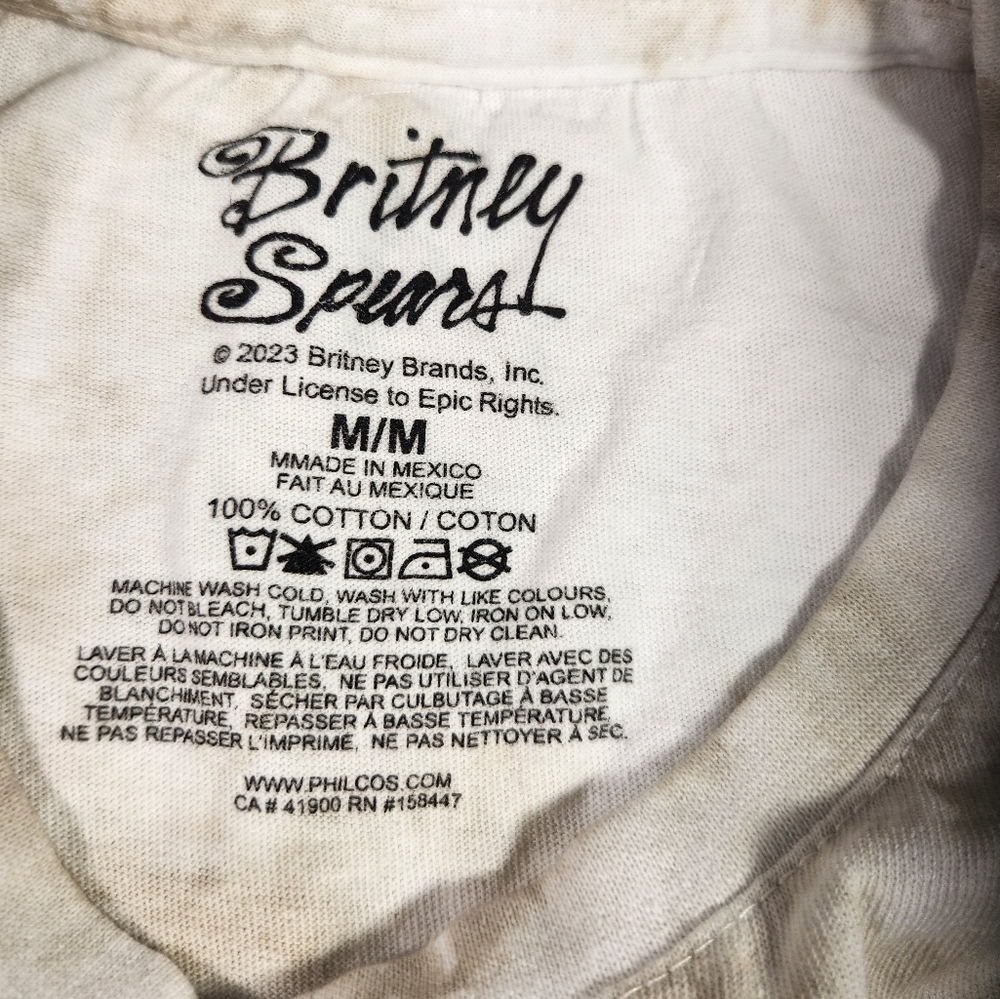 Women's Brittney Spears Tie-Dye T-shirt - Picture 3 of 9